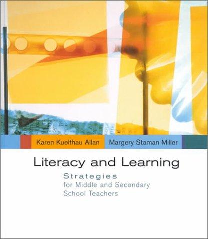 Cover for Literacy and Learning  Strategies for Middle and Secondary School Teachers