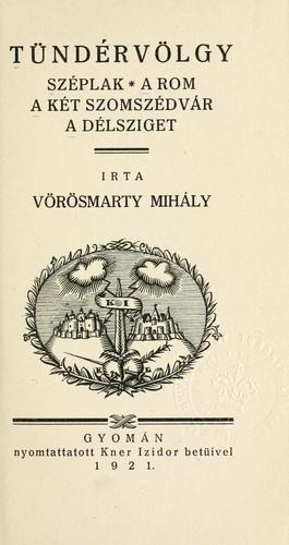 Cover for Tündérvölgy