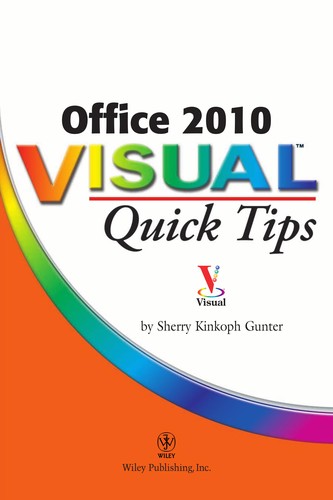 Cover for Office 2010 visual quick tips