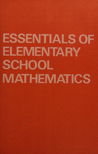 Cover for Essentials of elementary school mathematics