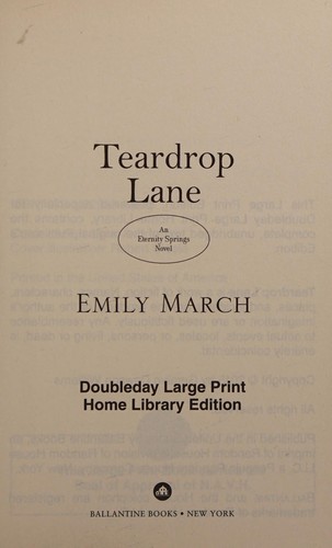 Cover for Teardrop Lane