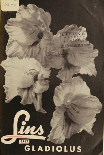 Cover for Lins Gladiolus, 1953