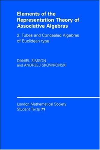 Cover for Elements of the Representation Theory of Associative Algebras