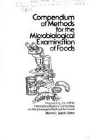 Cover for Compendium of methods for the microbiological examination of foods