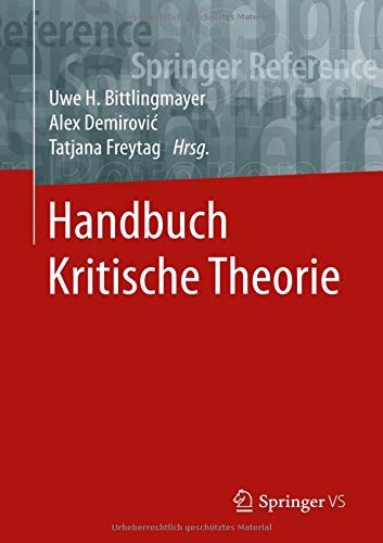 Cover for Handbuch Kritische Theorie