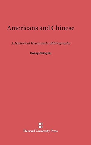 Cover for Americans and Chinese