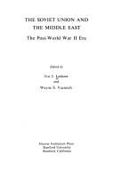 Cover for The Soviet Union and the Middle East