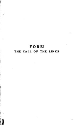 Cover for Fore! The call of the links
