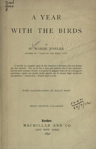 Cover for A year with the birds