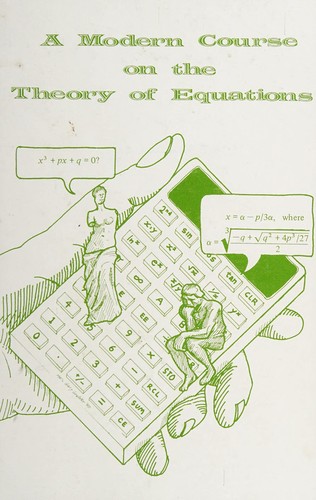 Cover for A modern course on the theory of equations
