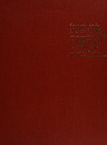 Cover for Ekistics