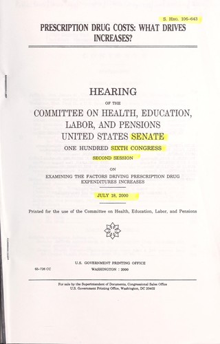 Cover for Prescription drug costs