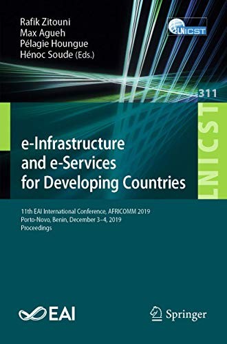 Cover for e-Infrastructure and e-Services for Developing Countries