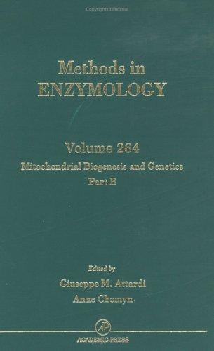 Cover for Mitochondrial Biogenesis and Genetics, Part B, Volume 264 (Methods in Enzymology)
