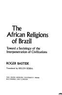 Cover for The African religions of Brazil