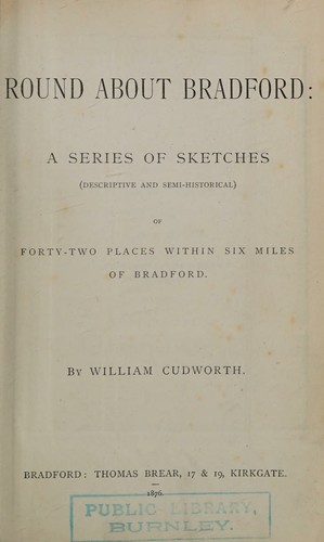 Cover for Round About Bradford : a Series of Sketches