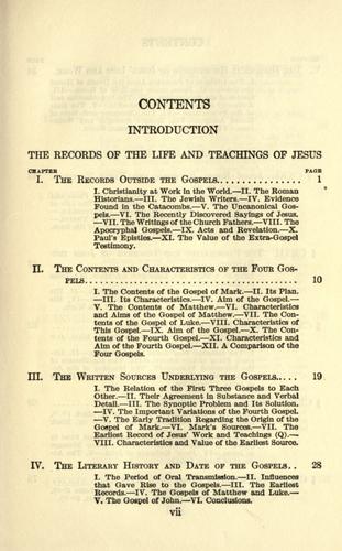 Cover for The life and teachings of Jesus