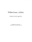 Cover for William Lescaze, architect