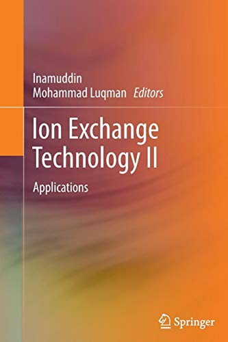 Cover for Ion Exchange Technology II