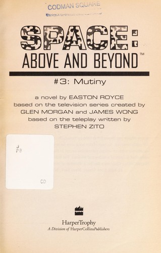 Cover for Mutiny (Space: Above and Beyond - Harper Trophy Series, Book 3)