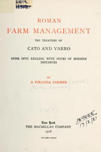 Cover for Roman farm management