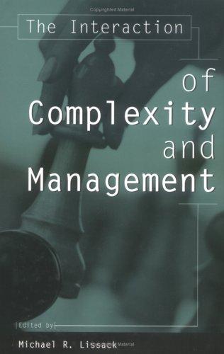 Cover for The Interaction of Complexity and Management: