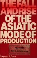 Cover for The fall and rise of the Asiatic mode of production