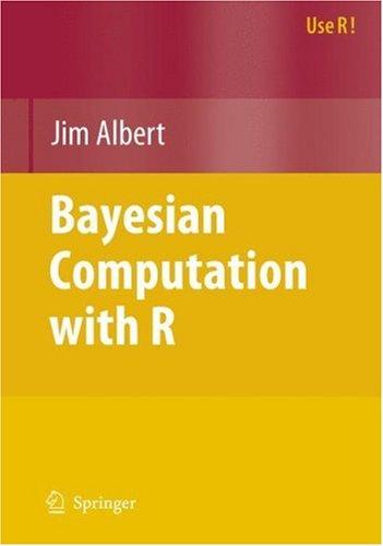 Cover for Bayesian Computation with R (Use R)