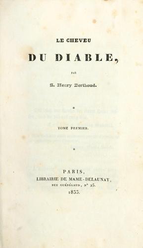Cover for Le cheveu du diable
