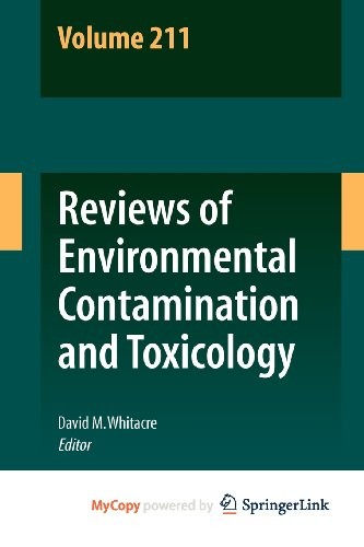 Cover for Reviews of Environmental Contamination and Toxicology Volume 211