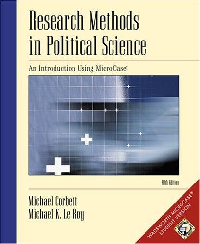Cover for Research methods in political science