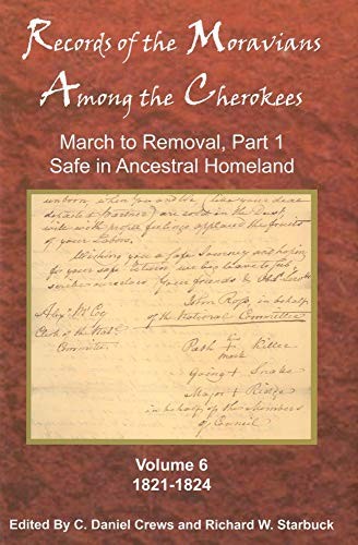Cover for Records of the Moravians Among the Cherokees : Volume Six