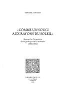 Cover for L' Imaginaire cosmologique de Ronsard