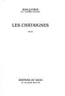 Cover for Les châtaignes
