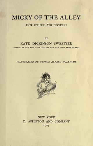 Cover for Micky of the alley