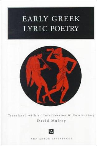 Cover for Early Greek Lyric Poetry