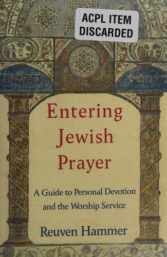 Cover for Entering Jewish prayer