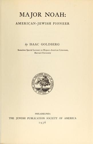 Cover for Major Noah