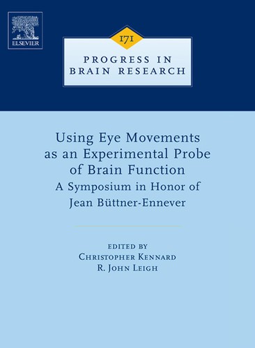 Cover for Using eye movements as an experimental probe of brain function