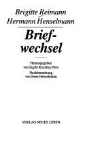 Cover for Briefwechsel