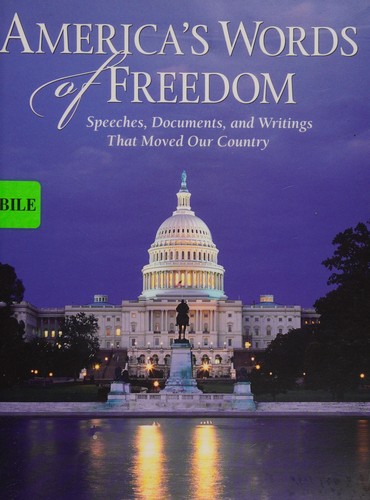 Cover for America's words of freedom