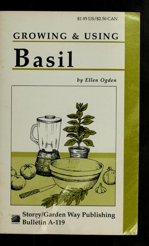 Cover for Growing & using basil