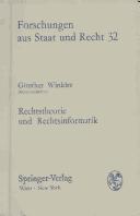 Cover for Rechtstheorie und Rechtsinformatik