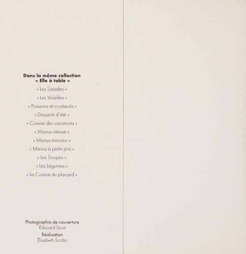 Cover for Elle Ã  table