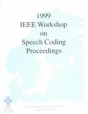 Cover for 1999 IEEE Workshop on Speech Coding Proceedings