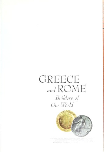 Cover for Greece and Rome