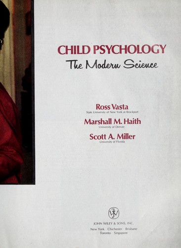 Cover for Child psychology