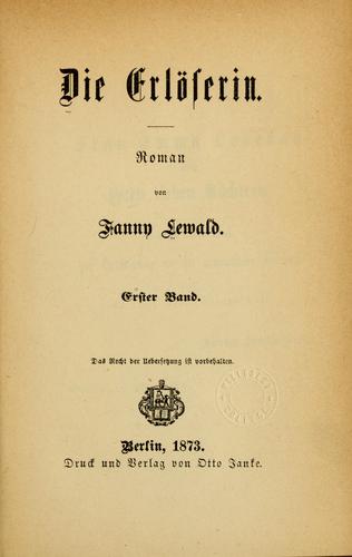Cover for Die Erlöserin