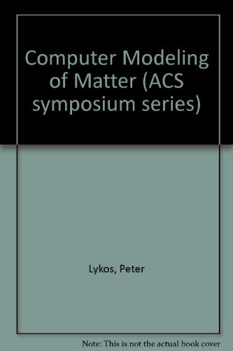 Cover for Computer modeling of matter