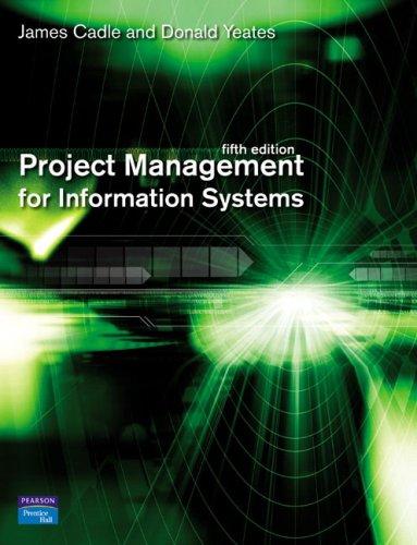 Cover for Project Management for Information Systems (5th Edition)
